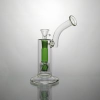 Wholesale Best Water Pipes Green Glass Percolator Water Wipes For Smoke mm Cheap Glass Bongs for sale Oline headshop