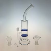 Wholesale Dab Rigs Male Both Turbo Layer perc Glass Water Bongs Pipe Bend Oil Rig Turbine Disc percolator WP101