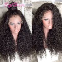 Wholesale Bythair Hot Selling Malaysian Virgin Hair Glueless Full Lace Human Hair Wig Kinky Curl Virgin Hair Lace Front Wigs For Black Women