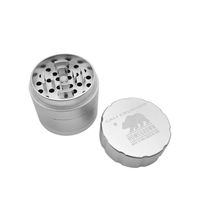 Wholesale Top Quality Cali Crusher Grinders mm Aircraft Aluminum Herb Grinder Layers Provide Best Touch And Texture VS Lighting Grinder White