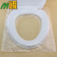 Wholesale 50pcs Carton Travel Safety Plastic Disposable Toilet Seat Cover Waterproof Cleanning Safety Hatlth Non Slip cm