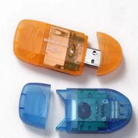Wholesale Hot USB SD SDHC MMC RS MMC Digital Memory Card Reader Adaptor Free Drop Shipping