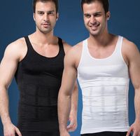 Wholesale 2017 Hot Men s Sexy Slimming Tummy Body Shaper Belly Fatty Thermal slim lift Underwear Men Sport Vest Shirt Corset Shapewear Reducers Men s
