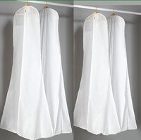 Wholesale Big cm Wedding Dress Gown Bags High Quality White Dust Bag Long Garment Cover Travel Storage Dust Covers Hot Sale