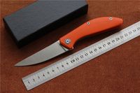 Wholesale SIGMA good quality Flipper folding knife D2 blade G10 handle hunting practical camping survival knives pocket EDC tool