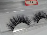 Wholesale One Pair D silk fiber eyelashes handmade synthetic d silk lashes extension Popular Sale Lashes for Daily make up