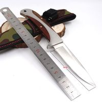 Wholesale Fixed Blade Knife Type K12 Tactical Knife Small Straight Hunting Knife Camping Survival Tool Outdoor Pocket knives Wooden Handle