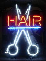 Wholesale 17 quot x14 quot Hair Cut Faxing Real Neon Light Sign Store Beer Bar Pub Wall Decor Lamp