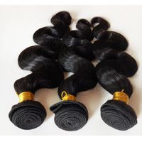 Wholesale Top grade Indian remy hair weft Natural Color B Black Cheap Peruvian Brazilian Virgin Human Hair Weave Extensions for Short Bob Style