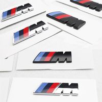 Wholesale Car style Motorsport M Performance Car Side Body Sticker Emblem for BMW E36 E39 E46 E90 E60 E30 F10 F30 E87 E53 X5 F20 E92