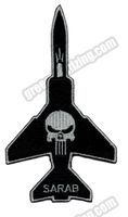 Wholesale 10 Airplane Skull Embroidered Patches Iron On Clothing Embroidery Military Badge Uniform Shirt Emblem G0473