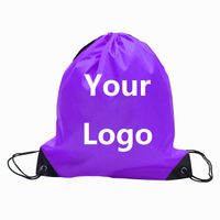 Wholesale Customize Drawstring Tote bags Logo print Advertising Backpack folding bags Marketing Promotion Gift shopping bags Screenprinting