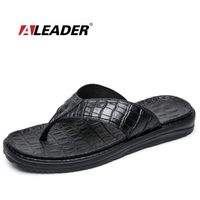 Wholesale Aleader New Extremely Soft Flip Flops Men Sandals Beach Shoes For Men High Quality Eva Men Summer Slippers Massage Shoes