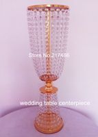 Wholesale crystal wedding decoration centerpieces Hot Wedding crystal Candelabra on Sale Decorative tall wedding candelabra