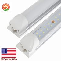 Wholesale Integrated T8 Led Tube Light Double Sides ft ft ceiling lamp Led shop Lights Tubes AC V With All accessories Stock In US