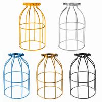 Wholesale The Best Quality Vintage Steel Bulb Guard Clamp On Metal Lamp Cage Retro Trouble Light Industrial