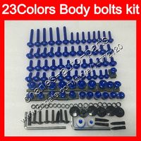 Wholesale Fairing bolts full screw kit For SUZUKI GSXR1000 GSXR GSX R1000 K3 K5 Body Nuts screws nut bolt kit Colors