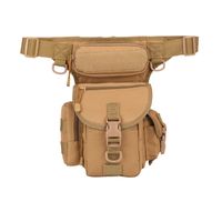 Wholesale Men Waterproof Oxford Military Drop Fanny Pack Motorcycle leg bag moto tactical accessories