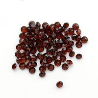 Wholesale 500pcs Machine Cut Facet Round mm Loose Gemstone Chinese Natural Garnet For Jewelry Making
