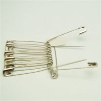 Wholesale 432pcs SIZE length mm Good quality BIG steel safety pins very strong for sewing and craft steel