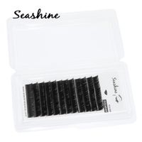 Wholesale Seashine mm Cashmere Flat Lashes Eyelash Extensions Ellipse Lash Materials thick eyelashes Individual Eyelashes
