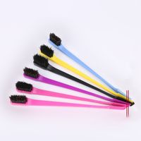 Wholesale Beauty Double Sided Edge Control Hair Comb Hair Styling tool Hair Brush eyebrow brush tooth brush Random Colors NEW