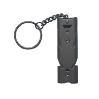 Wholesale Outdoor Camping Hiking EDC Mini Portable Titanium Emergency Whistle Decibeles Emergency Whistle Colors