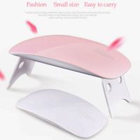Wholesale SUN Mini Nail Dryer Lamp W Portable USB Charge Nail Gel Polish Manicure Lacquer Tool s s Timer LED Light Fast Dry Gel