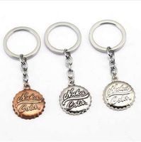 Wholesale Newest Pc Hot Cool game Fallout Beer Cap Shape Pendant Keychain Fashion Car Key Ring Nice Gift Key Holder