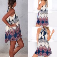 Wholesale NEW Womens Holiday Mini Beach Dress Ladies Summer Sun Dress Beachwear Size