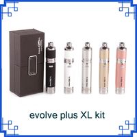 Wholesale Newest Evolve Plus XL Kit with mah Dab Pen Vaporizer with Quad Quartz Rod Coil vs vape battery