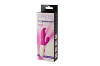 Wholesale 2018 New Arrival G Spot Dual Vibrating Stick Silicone Waterproof Vibtrator Great Sex Toys for Female Adult Products Sex Products