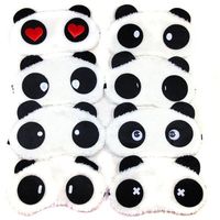 Wholesale Panda Eye Mask Soft Cartoon Panda Eyeshade Sleep Spa Sleep Eye Mask Travelling Sleep Rest Accessories