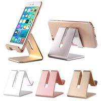 Wholesale Universal Aluminum Metal Mobile Phone Tablet Holder Desk Stand for iPhone X iPad Samsung S8 S9 Plus Huawei XiaoMi E book Galaxy Tab