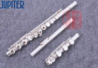 Wholesale JUPITER JFL RBES Holes Open Flute C Tone Cupronickel Silver Plated Concert Flute With Case Cleaning Cloth Stick Gloves