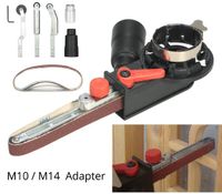Wholesale High Quality Mini DIY Sanding Belt Head electric drill angle Grinder Machine Sharpener Engraver Sanding for Bulgarian mm Adapter