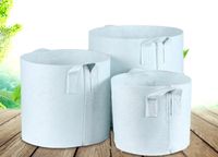Wholesale 10 Size Option Non Woven Fabric Reusable Soft Sided Highly Breathable Grow Pots Planting Bag With Handles Cheap Price Large Flower Planter