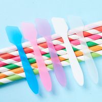Wholesale DIY Plastic Facial Face Mask Stick Cream Mixing Spatulas Spoon Makeup Cosmetic Make Up Tools fast shipping F1409