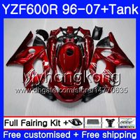 Wholesale Body Tank For YAMAHA Thundercat YZF600R HM YZF R YZF R Fairing Gloss Factory red