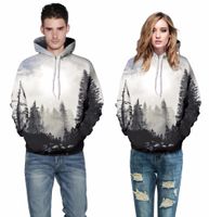 Wholesale Cool Mr inc New Fashion Autumn Winter Men Women Thin Sweatshirts With Hat d Print Trees Hooded Hoodies Tops Pullovers