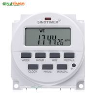 Wholesale Freeshipping V Control Power Timer DC Timer Switch Control Days Programmable Time Relay Electronic Instrument
