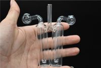Wholesale Mini Pocket Glass Oil Burner Bong for Oil Rigs Water pipes Bongs glass pipe small water pipe dab rig Ash Catcher smoking pipe