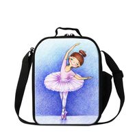 Wholesale Cute Ballet Shoes Lunch Bag for Girls Small Pink Cooler Bags for School Children Women Pretty Insulated Lunch Bags Kids Food Lunch Sack Box