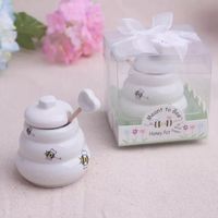 Wholesale Ceramic Meant to Bee Honey Pot bridal shower favors party Wedding return gifts supplies