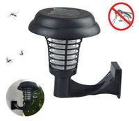Wholesale Solar Powered Mosquito Killer Lamp Novelty Lighting Hang or Stake in the Ground LED Light Pest Bug Zapper Insect Garden Lawn lights
