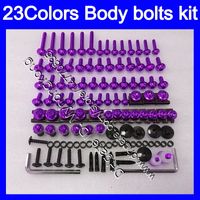 Wholesale Fairing bolts full screw kit For SUZUKI Katana GSXF750 GSX600F Body Nuts screws nut bolt kit Colors