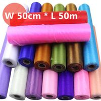 12*275cm Diamond Mesh Table Runner Wrap Roll Strass Ruban Mariage Fête Déc
