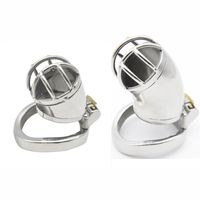 Wholesale Male stainless steel long mm short mm cage choose Bird Chastity Device metal cock penis ring lock BDSM restraint sex toy