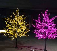 Wholesale Artificial LED Cherry Blossom Tree night Light New year Christmas wedding Decoration Lights M M LED tree light wedding decoration
