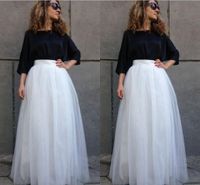 white plus size maxi skirt